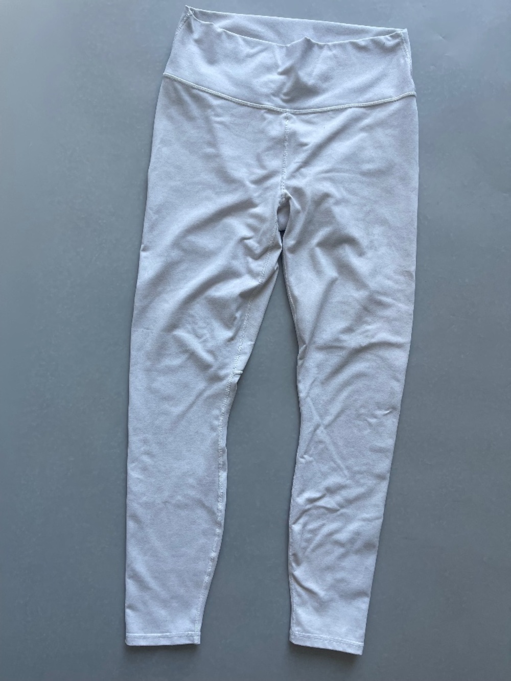 Fabletics PowerHold High Rise Compression Leggings Gray Hidden Pocket